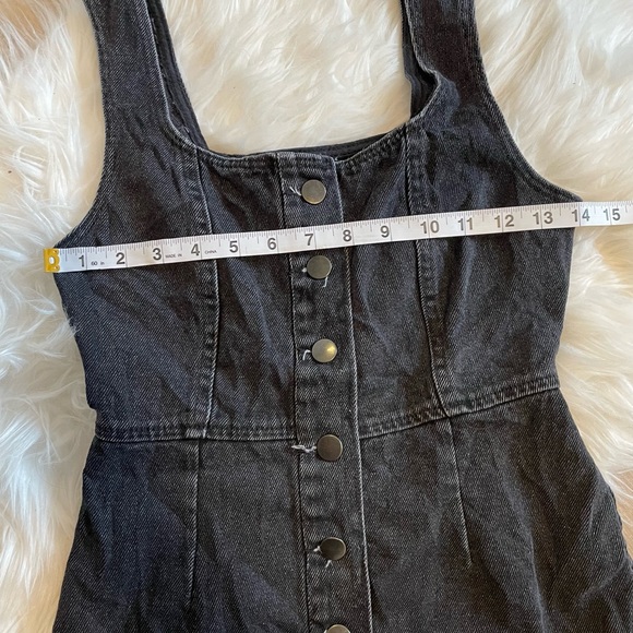 Urban Outfitters Black Denim Mini Dress - Picture 9 of 12